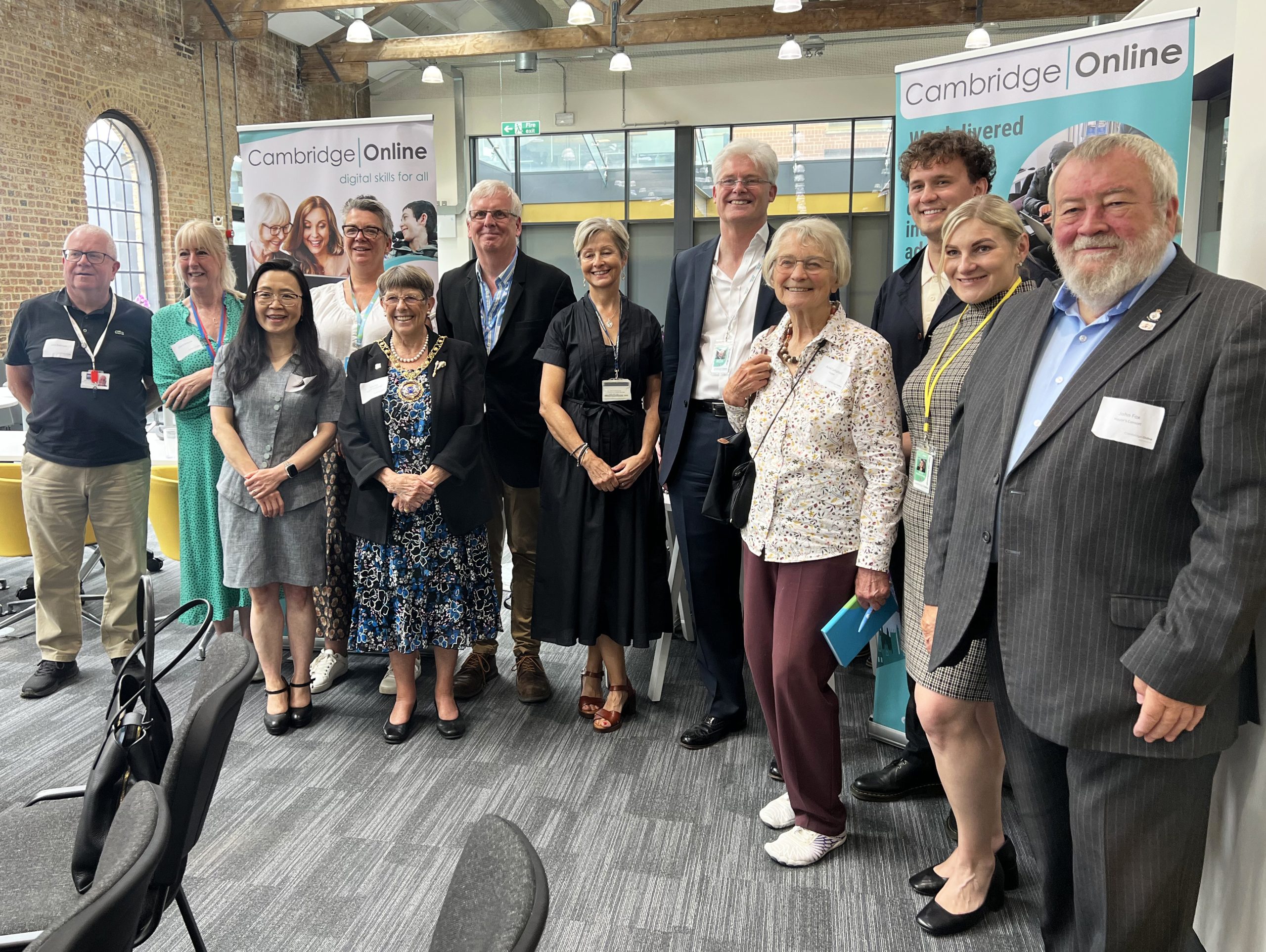 Such wonderful support at our Peterborough launch event: CityFibre, members of our team, partner organisations and other local organisations came out to support.