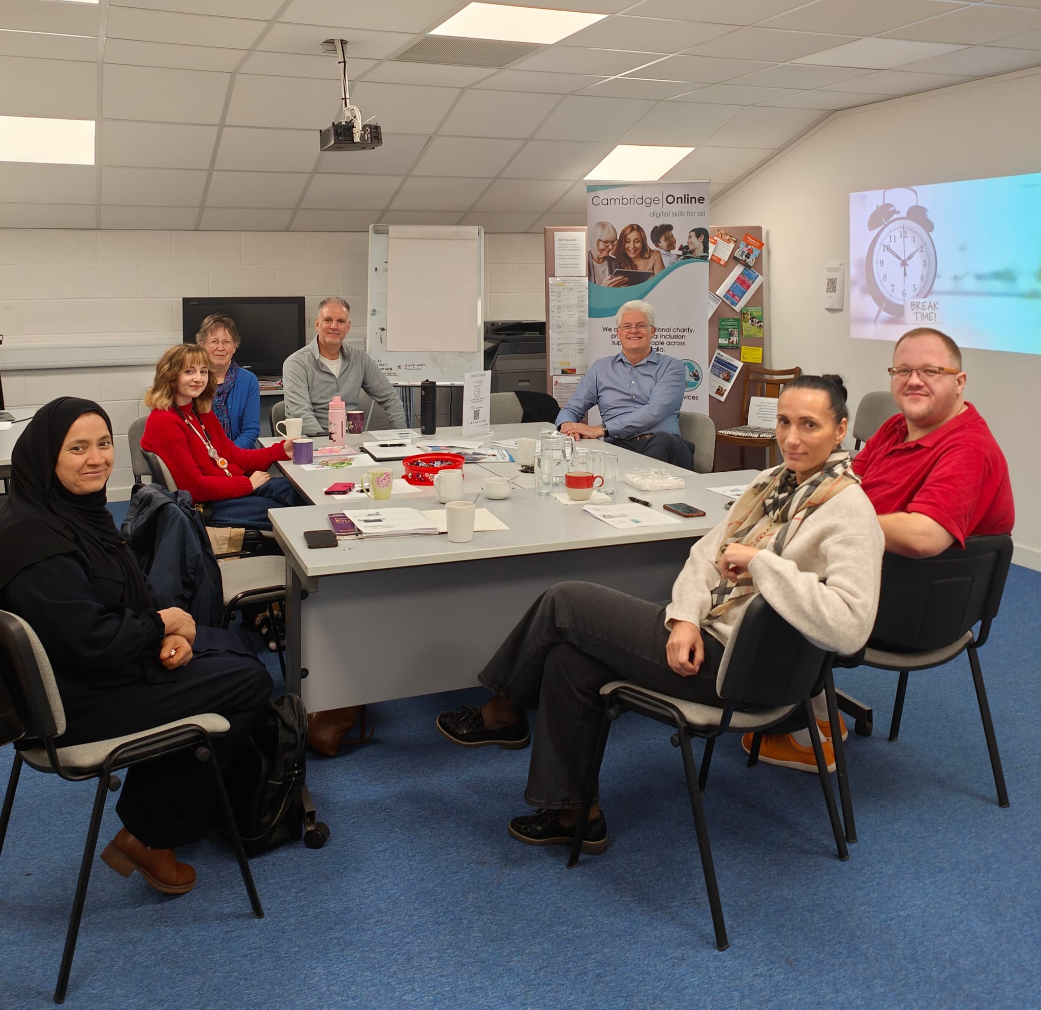 Our first Train The Trainer session in Peterborough; helping others to help others with digital inclusion.